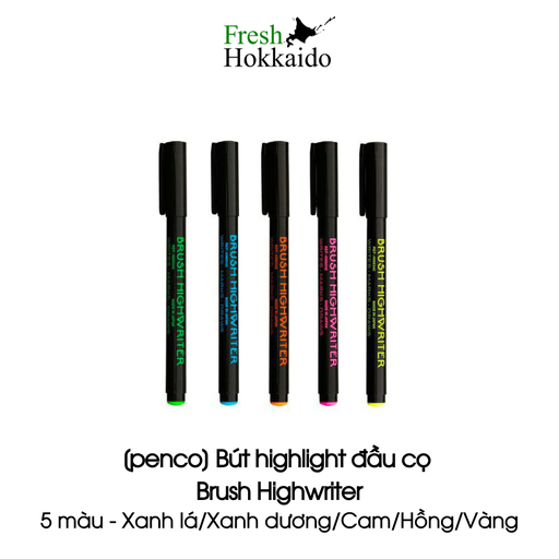 [penco] Bút highlight đầu cọ - Brush Highwriter