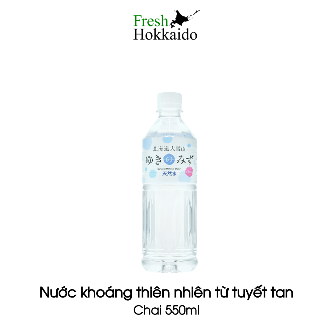 [26553208179] Nước khoáng thiên nhiên Yuki no Mizu - Chai 550ml