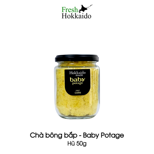 [27804161622] Hokkaido Made Baby Potage - Chà bông bắp - Hũ 50g