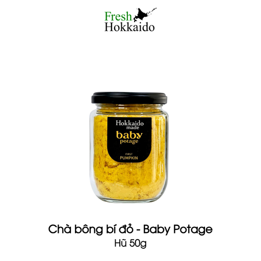 [27804161622] Hokkaido Made Baby Potage - Chà bông bí đỏ - Hũ 50g